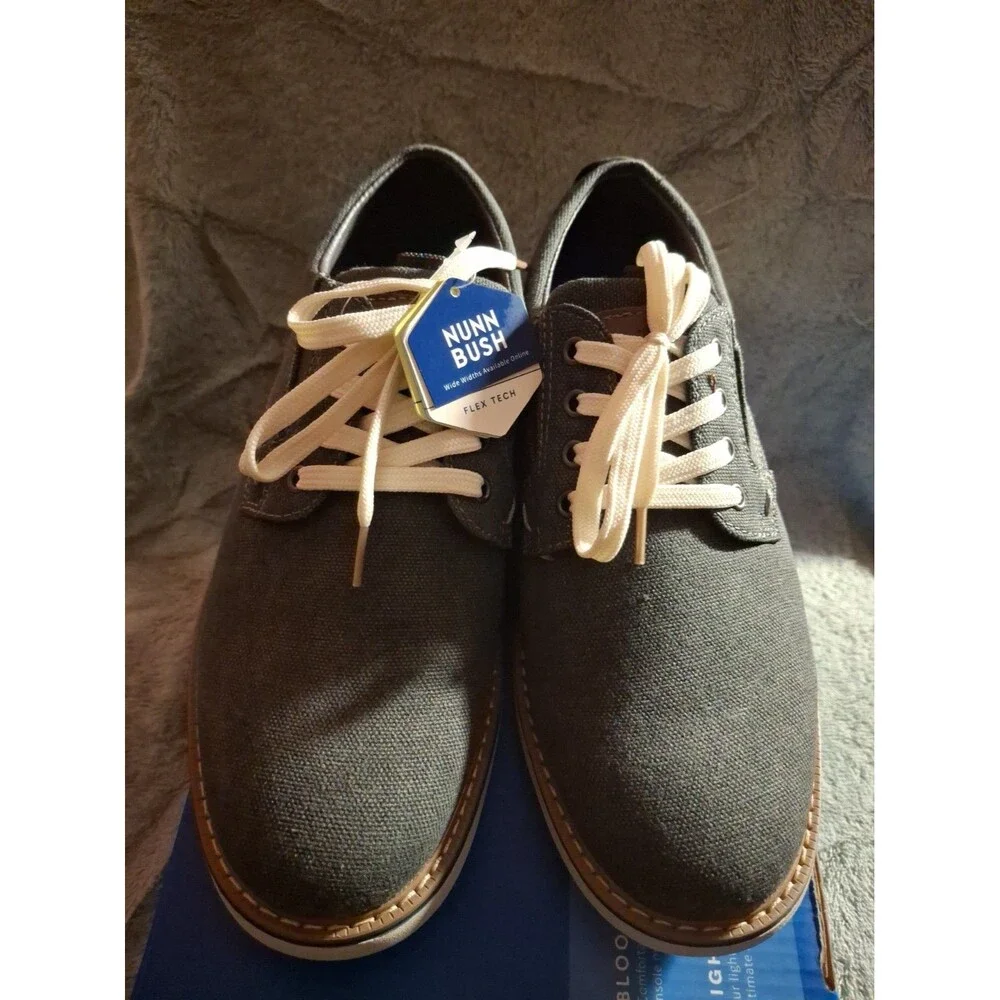 Nunn Bush Shoes Mens Size 8 Gunmetel/Gris New Haven Lace Up Oxford *NWT*
